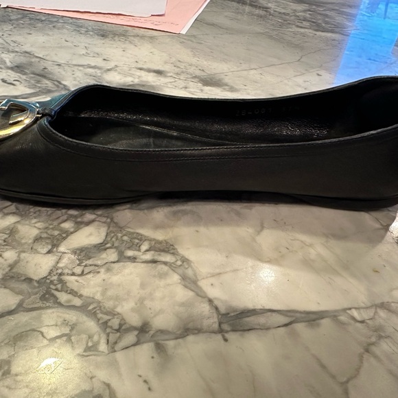 Gucci size 8 black ballet slippers - Picture 9 of 10